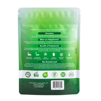 Alternative version of AvoShot - Pure Avocado Leaf Powder