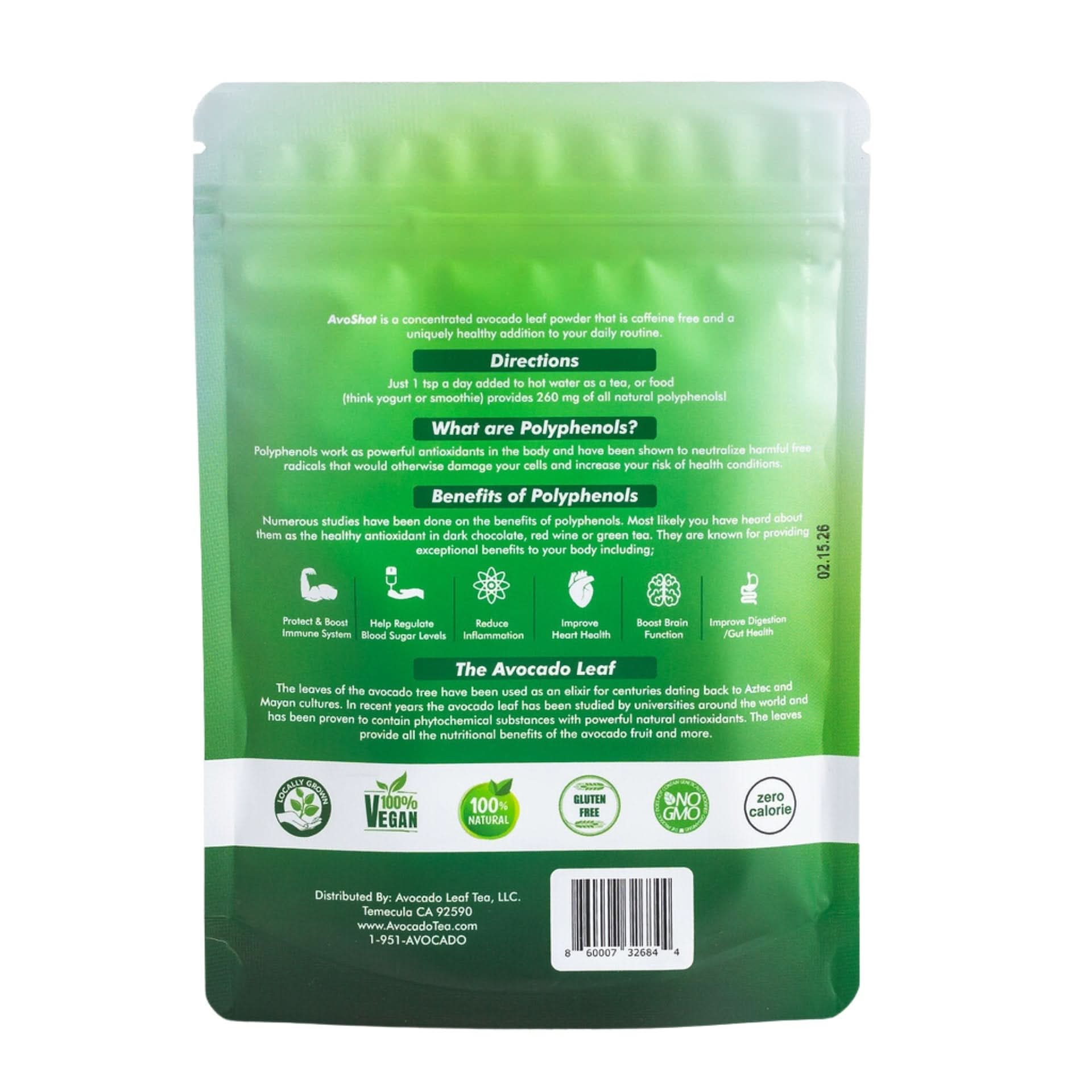 AvoShot - Pure Avocado Leaf Powder - Avocado Tea Co.